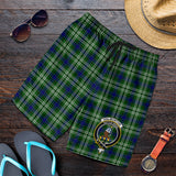 Clan Haliburton Crest Tartan Mens Shorts NS643