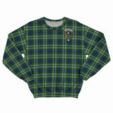 Clan Haliburton Crest Tartan Sweatshirt HC643