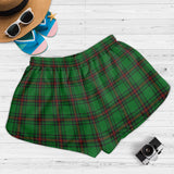 Clan Halkerston Crest Tartan Womens Shorts NW1833