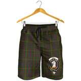 Clan Hall Crest Tartan Mens Shorts NS640