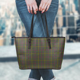 Clan Hall Tartan Leather Tote Bag MT815