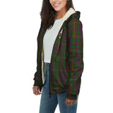 Clan Hall Crest Tartan Sherpa Hoodie CT641