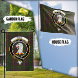 Clan Hall Crest Tartan Flag CF343