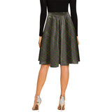 Clan Hall Tartan Melete Pleated Midi Skirt V818