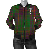 Clan Hall Crest Tartan Bomber Jacket ZJ343