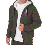 Clan Hall Crest Tartan Sherpa Hoodie CT641