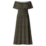 Clan Hall Tartan Off Shoulder Long Dress VL395