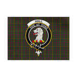 Clan Hall Crest Tartan Flag CF343