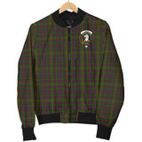 Clan Hall Crest Tartan Bomber Jacket ZJ343