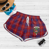 Clan Hamilton Crest Tartan Womens Shorts NW1823