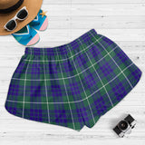 Clan Hamilton Hunting Modern Tartan Womens Shorts NW811