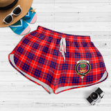 Clan Hamilton Modern Crest Tartan Womens Shorts NW1825