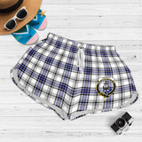 Clan Hannay Modern Crest Tartan Womens Shorts NW1820