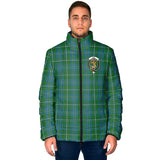 Clan Hay Hunting Crest Tartan Padded Jacket RF356