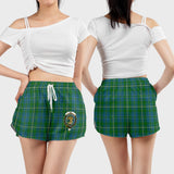 Clan Hay Hunting Crest Tartan Womens Shorts NW1818