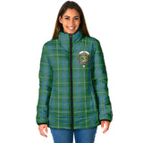 Clan Hay Hunting Crest Tartan Padded Jacket RF356