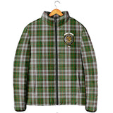 Clan Hay White Dress Crest Tartan Padded Jacket RF359