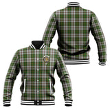 Clan Hay White Dress Crest Tartan Baseball Jacket JM625