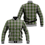 Clan Hay White Dress Tartan Baseball Jacket J814