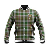 Clan Hay White Dress Crest Tartan Baseball Jacket JM625