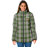 Clan Hay White Dress Crest Tartan Padded Jacket RF359