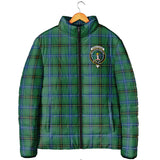 Clan Henderson Ancient Crest Tartan Padded Jacket RF360