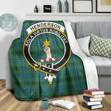 Clan Henderson Ancient Crest Tartan Blanket UC362