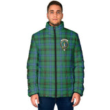 Clan Henderson Ancient Crest Tartan Padded Jacket RF360