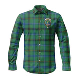 Clan Henderson Ancient Crest Tartan Long Sleeve Shirt PC625