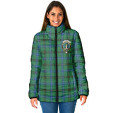 Clan Henderson Ancient Crest Tartan Padded Jacket RF360