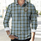 Clan Henderson Dress Crest Tartan Long Sleeve Shirt PC624