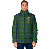 Clan Henderson Modern Crest Tartan Padded Jacket RF362