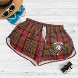 Clan Hepburn Crest Tartan Womens Shorts NW1811