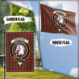 Clan Hepburn Crest Tartan Flag CF363