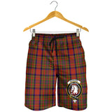 Clan Hepburn Crest Tartan Mens Shorts NS620