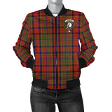 Clan Hepburn Crest Tartan Bomber Jacket ZJ363