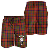 Clan Hepburn Crest Tartan Mens Shorts NS620