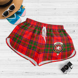 Clan Heron Crest Tartan Womens Shorts NW1810