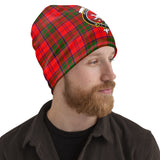 Clan Heron Crest Tartan Beanies Hat LC364