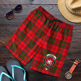 Clan Heron Crest Tartan Mens Shorts NS619