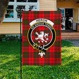 Clan Heron Crest Tartan Flag CF364