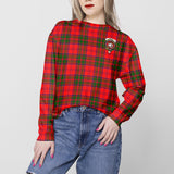 Clan Heron Crest Tartan Sweatshirt HC619