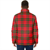 Clan Heron Crest Tartan Padded Jacket RF364