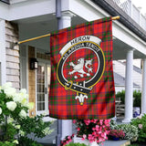 Clan Heron Crest Tartan Flag CF364