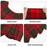 Clan Heron Tartan Off Shoulder Long Dress VL417