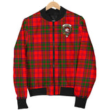 Clan Heron Crest Tartan Bomber Jacket ZJ364