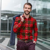 Clan Heron Tartan Long Sleeve Shirt P831