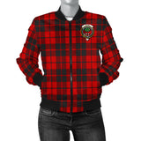 Clan Hogg Crest Tartan Bomber Jacket ZJ365