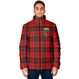 Clan Hogg Crest Tartan Padded Jacket RF365