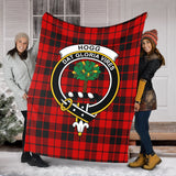 Clan Hogg Crest Tartan Blanket UC367